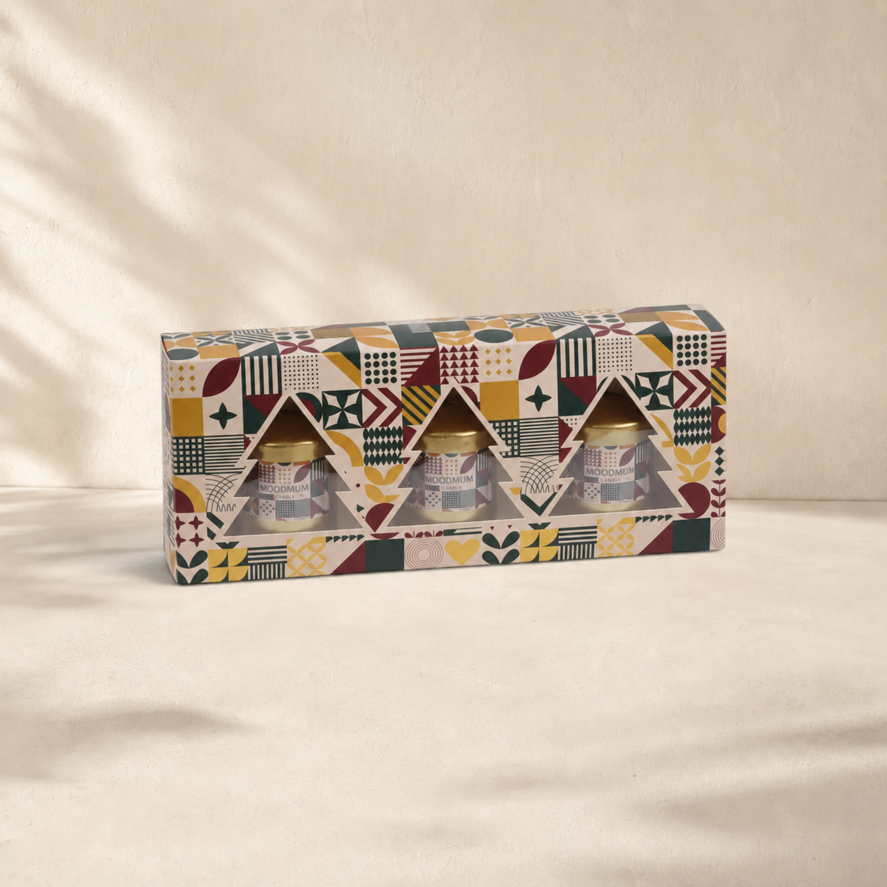 MOODMUM® Trio Collection Dekoratif Mum Seti