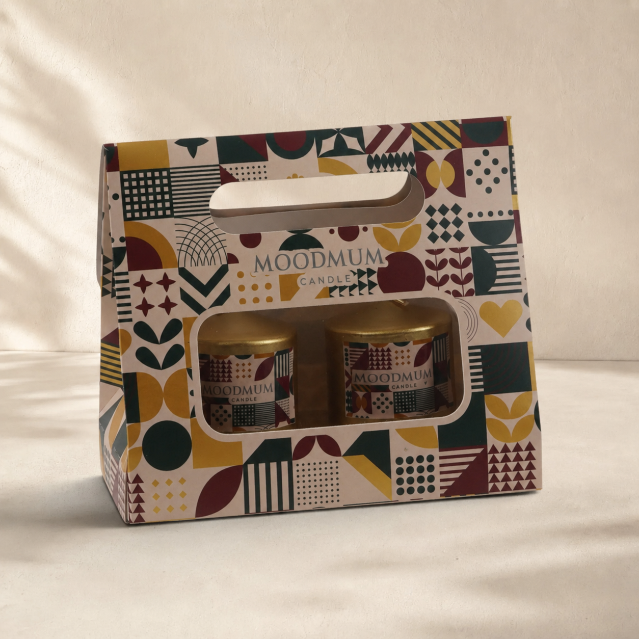 MOODMUM® Duo Collection Dekoratif Mum Seti