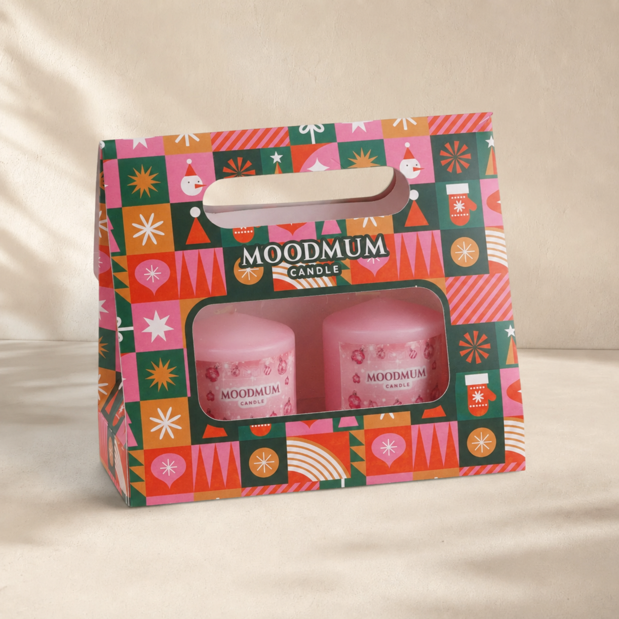 MOODMUM® Duo Collection Dekoratif Mum Seti